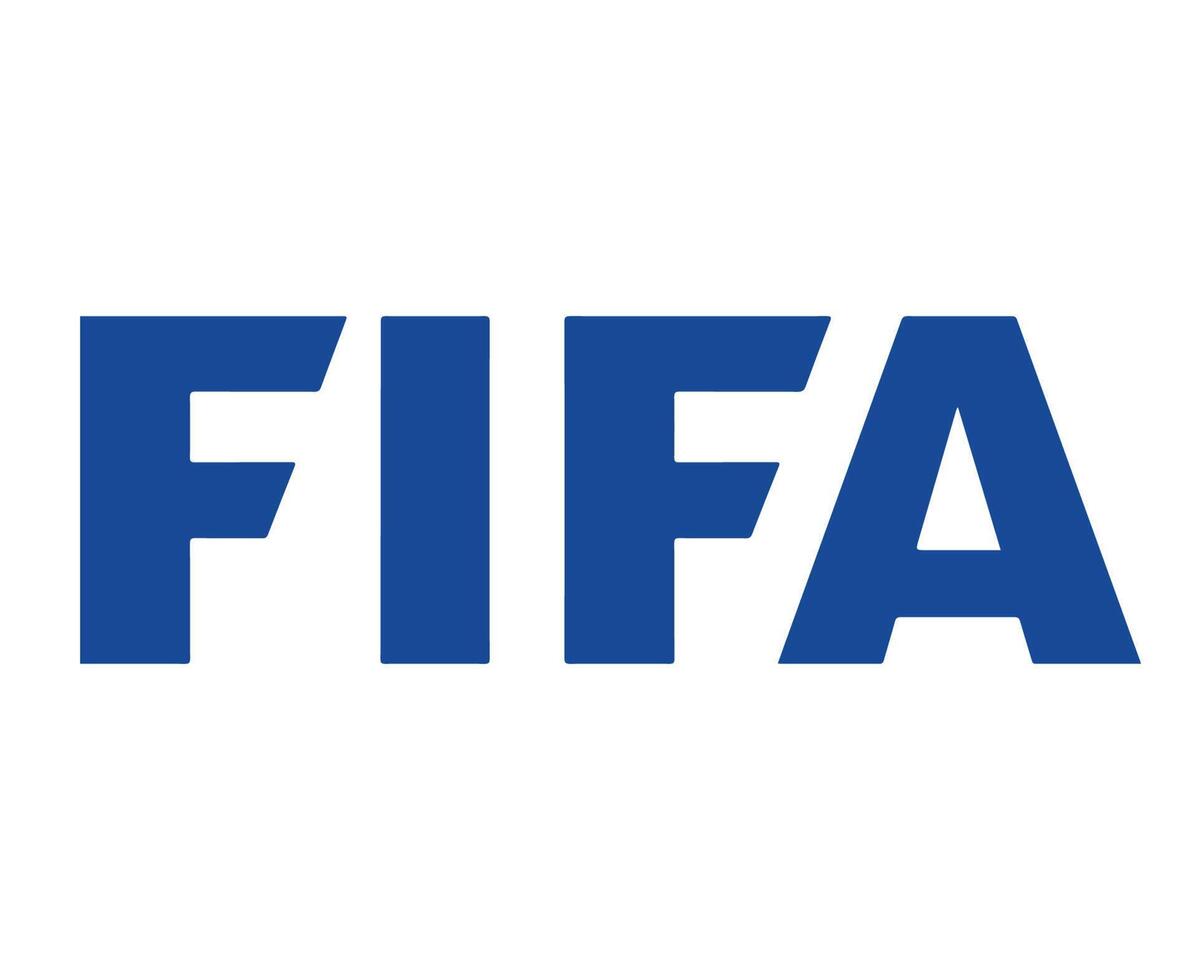 fifa official logo symbol design abstract illustration free vector